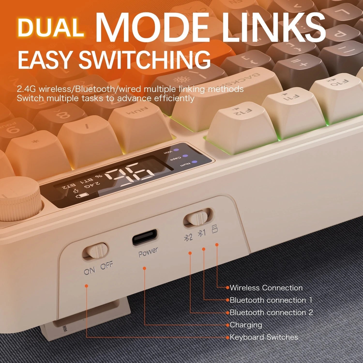 FREEWOLF M96 Wireless Keyboard