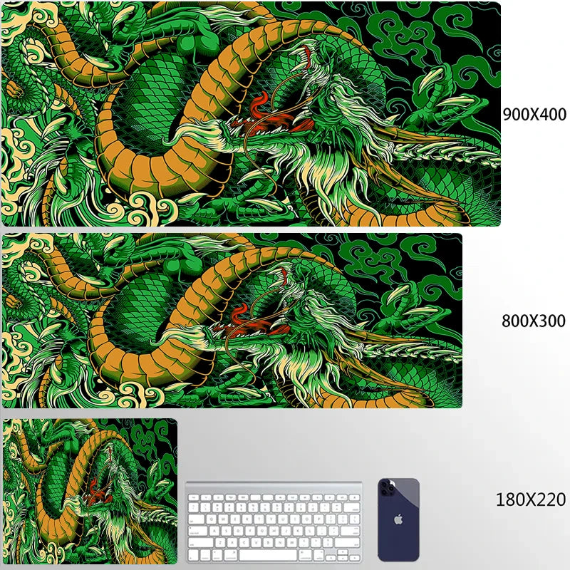 Japanese Dragon Gaming Desk Mat