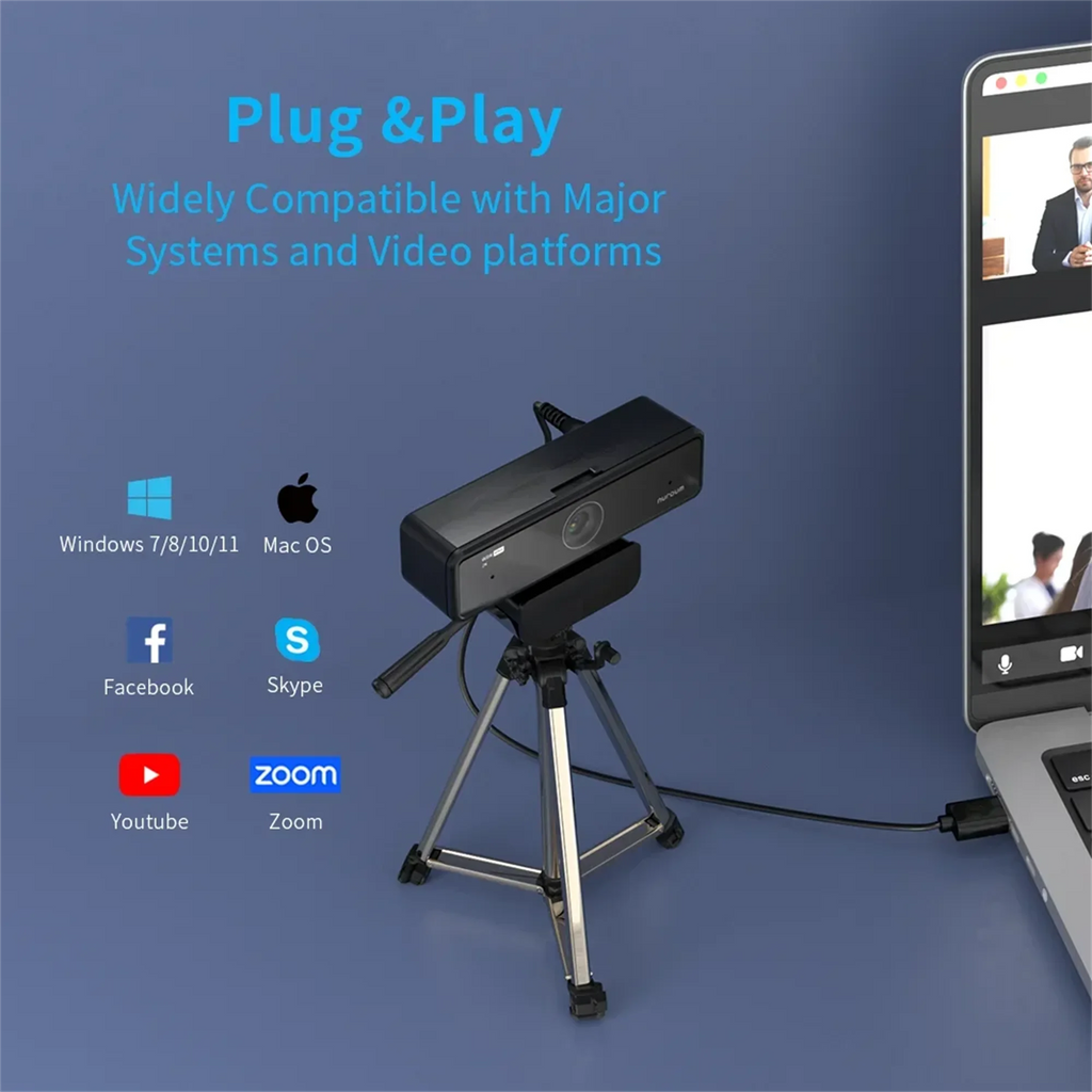Nuroum V11 2K USB Webcam