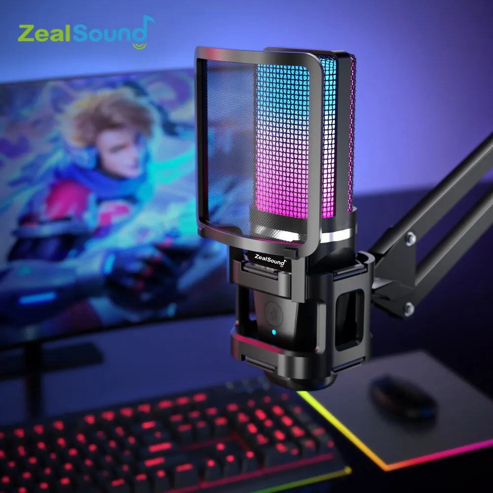Zealsound RGB USB Condenser Microphone