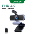 UGREEN 4K Webcam with AI Noise-Cancelling Mic