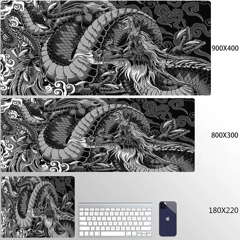 Japanese Dragon Gaming Desk Mat