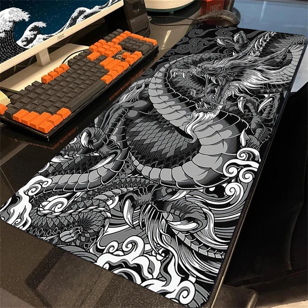 Japanese Dragon Gaming Desk Mat