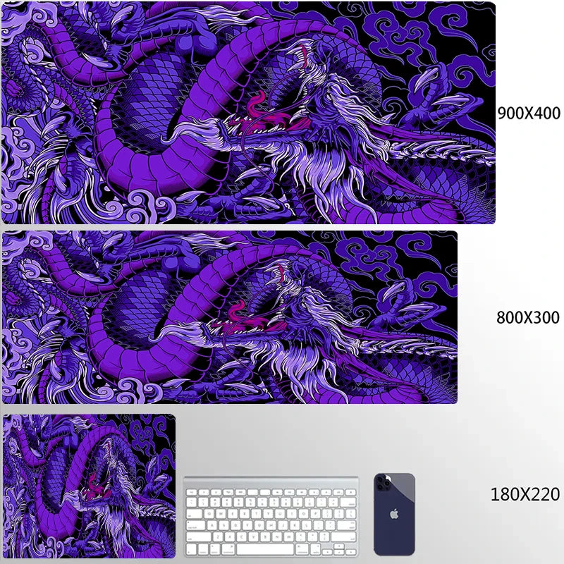 Japanese Dragon Gaming Desk Mat