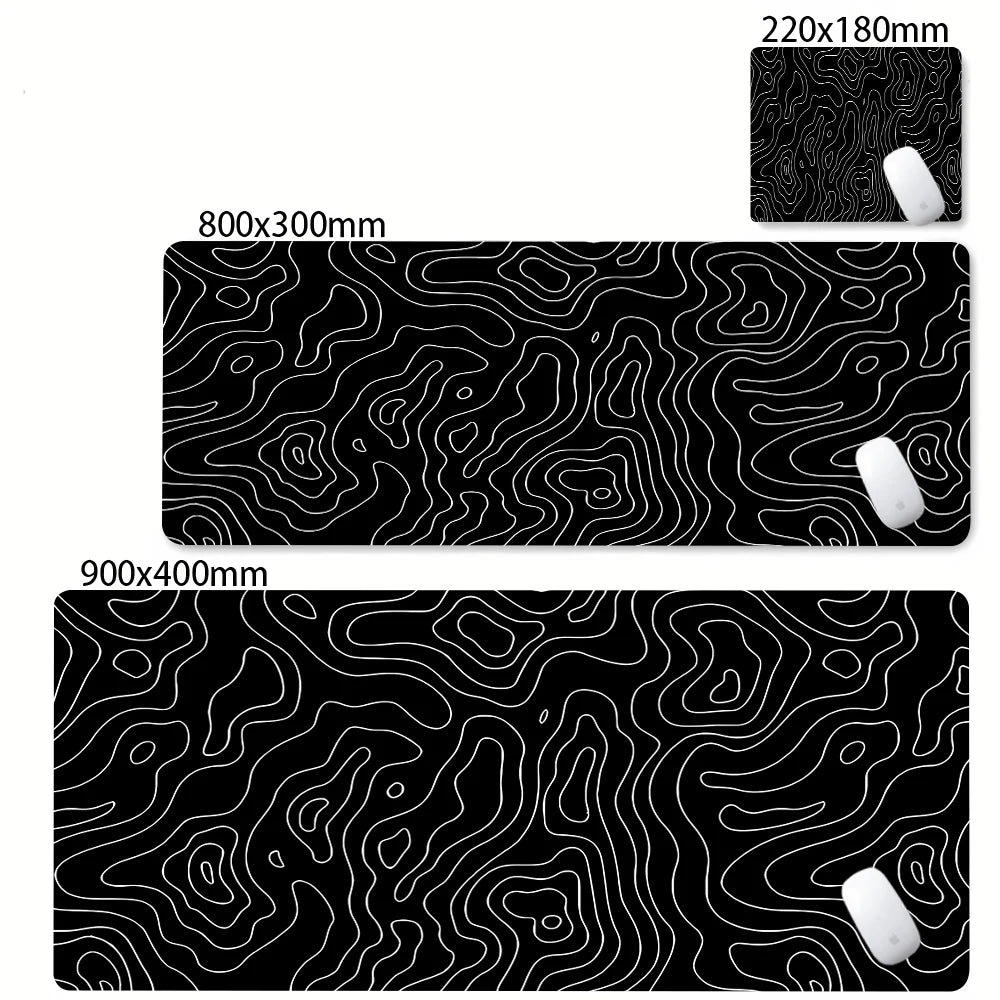 XXL Abstract Strata Desk Mat