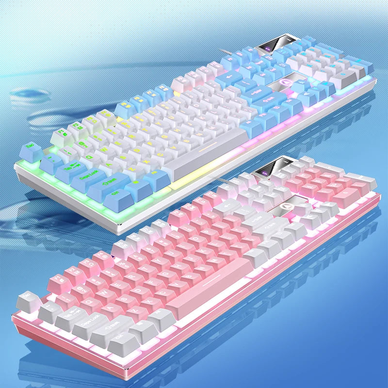 YINDIAO Gaming Keyboard Wired Laptop Desktops PC