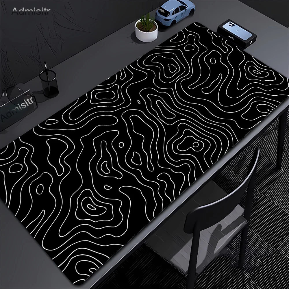 XXL Abstract Strata Desk Mat