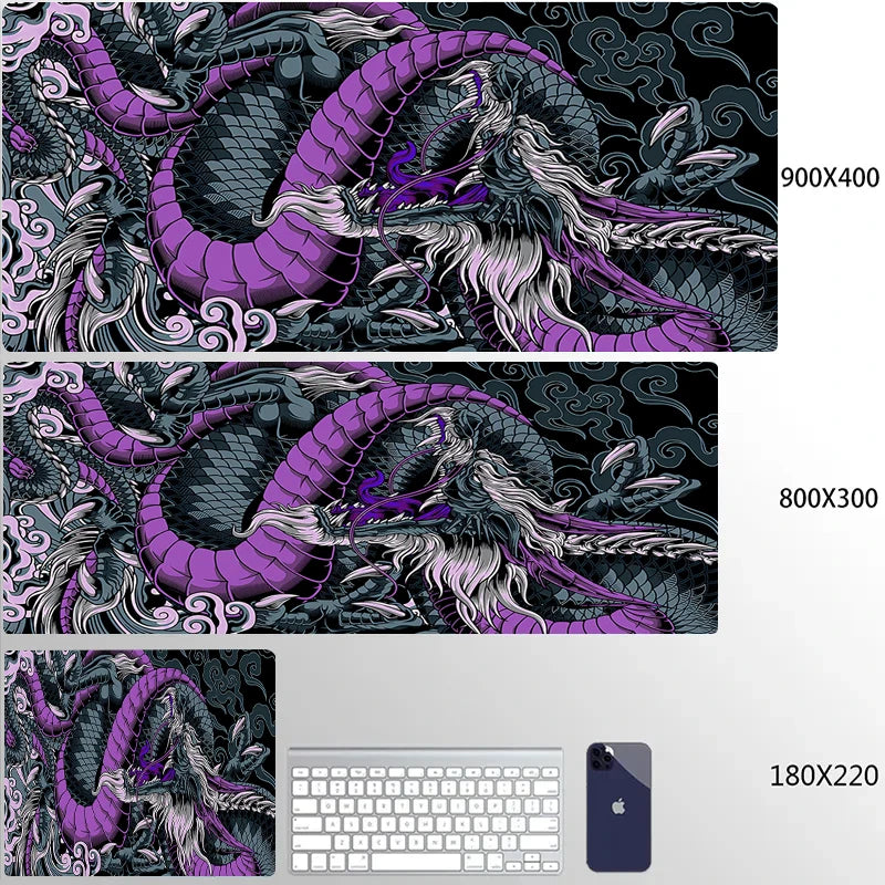Japanese Dragon Gaming Desk Mat