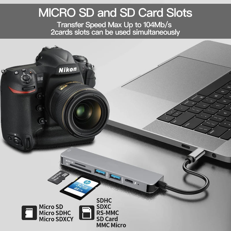 USB-C Hub — 4K HDMI & USB 3.0 Dock