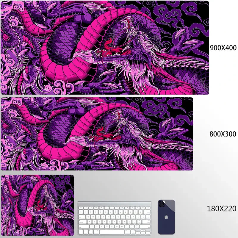 Japanese Dragon Gaming Desk Mat