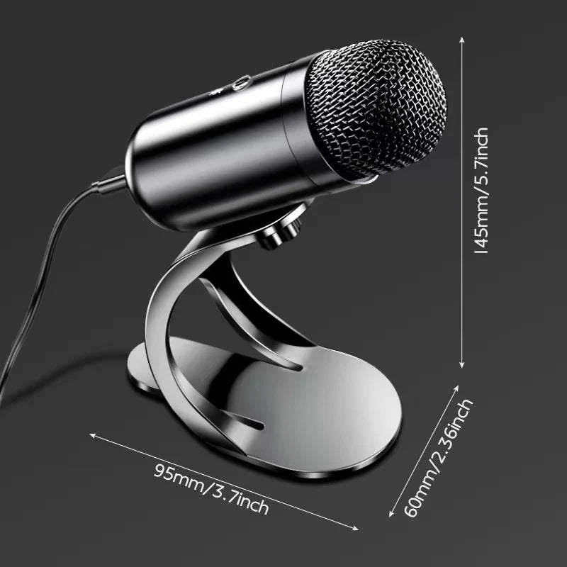 Professional  USB Gooseneck Desktop Microphone