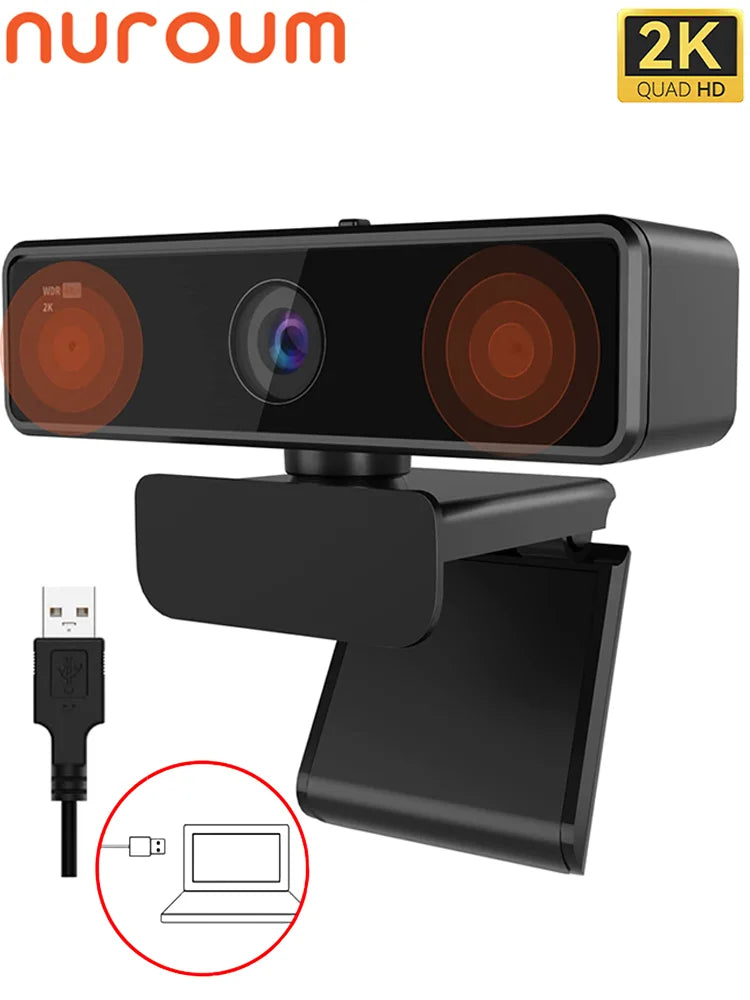 Nuroum V11 2K USB Webcam