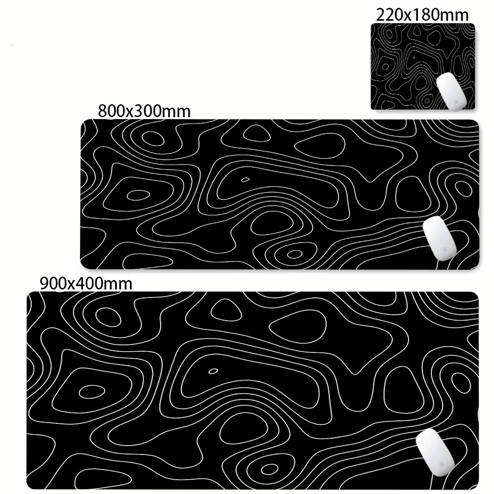 XXL Abstract Strata Desk Mat