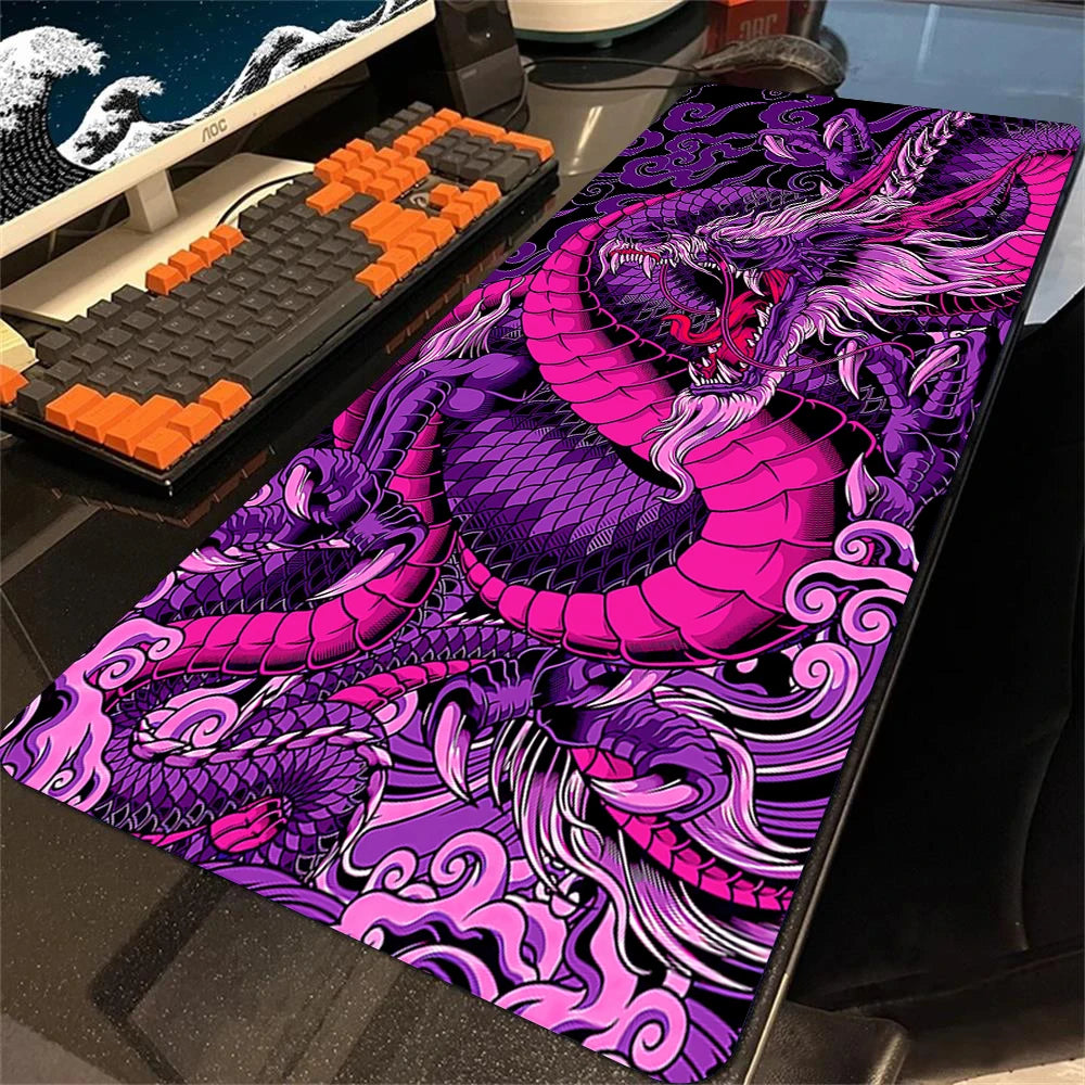 Japanese Dragon Gaming Desk Mat
