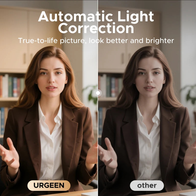UGREEN 4K Webcam with AI Noise-Cancelling Mic