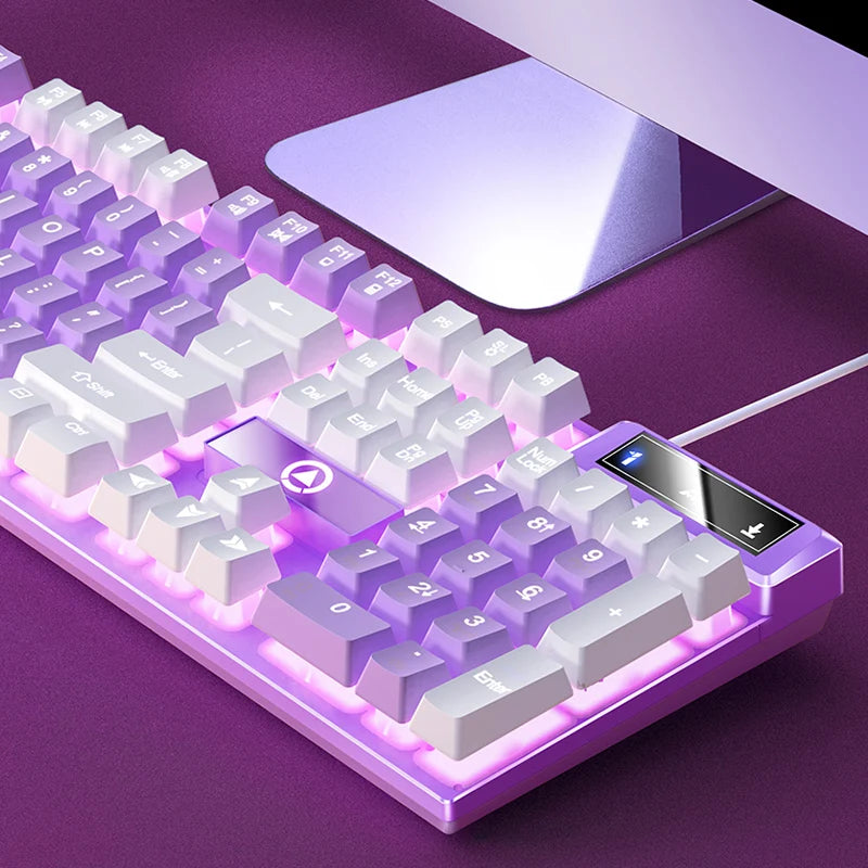 YINDIAO Gaming Keyboard Wired Laptop Desktops PC